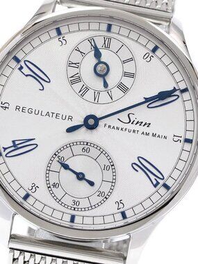 Sinn Regulator 6100 Small seconds Silver Dial Hand Winding Men's Watch